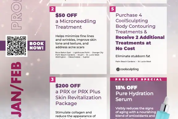 Cropped visual of the January promotions banner