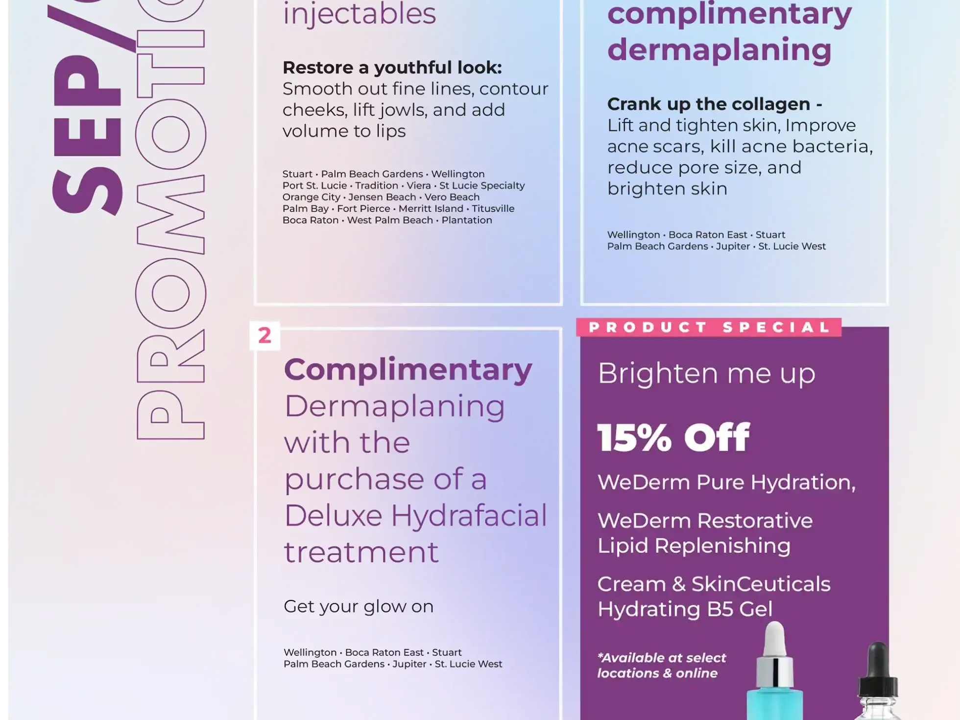 WED September Promotions