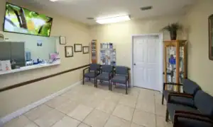 Front office of Clewiston office of Water's Edge Dermatology in Florida