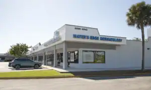Exterior of Delray Beach office of Water's Edge Dermatology in Florida