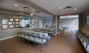 Front office of Jupiter office of Water's Edge Dermatology in Florida