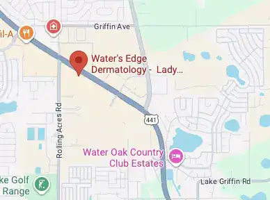 Map showing the location of Lady Lake - The Villages