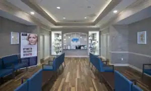 Front office of Merritt Island office of Water's Edge Dermatology in Florida