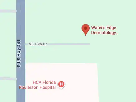 Map showing the location of Okeechobee
