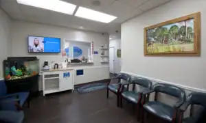 Front office of Okeechobee office of Water's Edge Dermatology in Florida