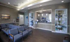 Front office of Palm Bay office of Water's Edge Dermatology in Florida