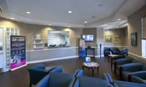 Front office of Port St. Lucie West office of Water's Edge Dermatology in Florida
