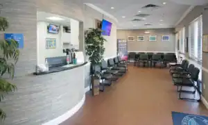 Front office of Sebastian office of Water's Edge Dermatology in Florida