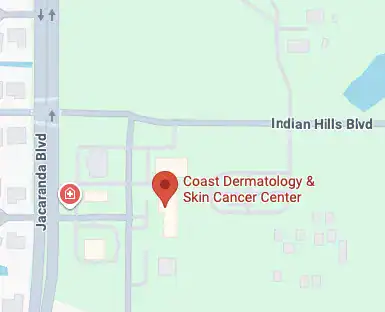 Map showing the location of Venice