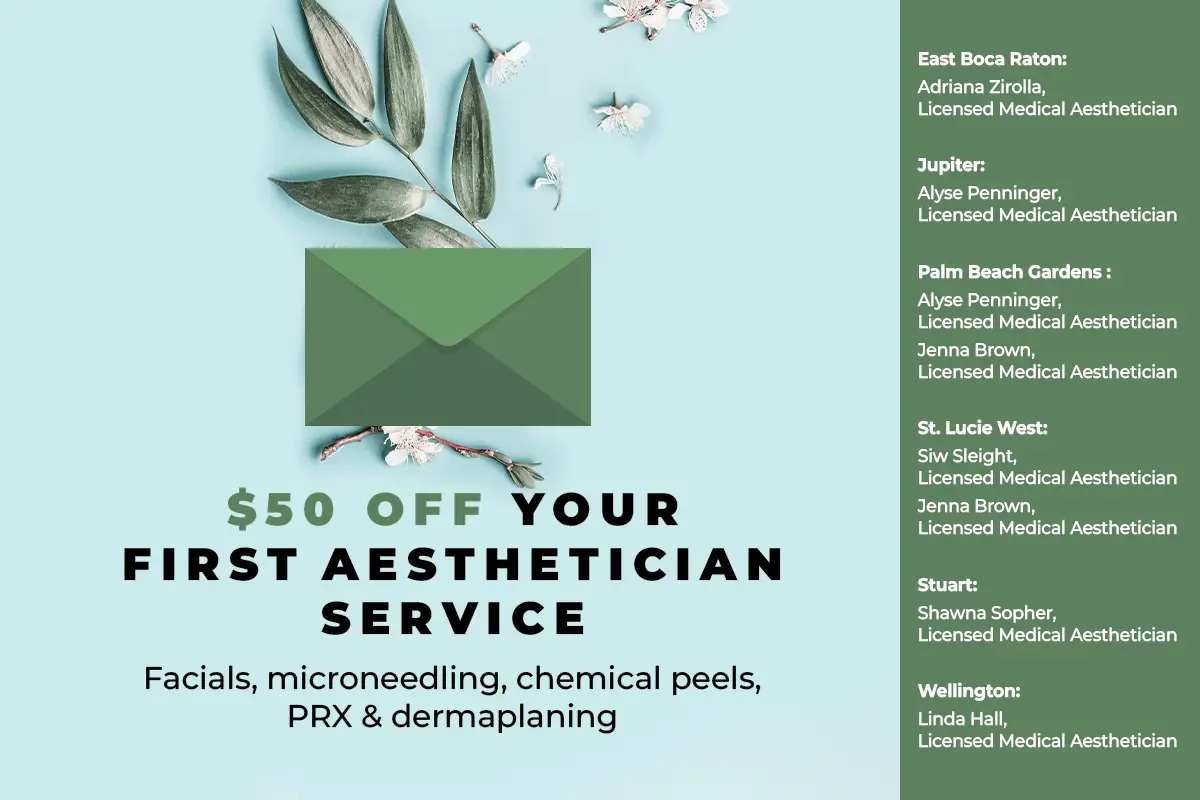 $25 Off Aesthetician Offer