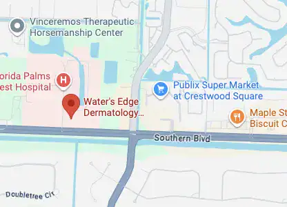 Map showing the location of Wellington West