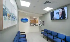 Front office of Wellington West office of Water's Edge Dermatology in Florida