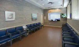 Front office of Wellington office of Water's Edge Dermatology in Florida