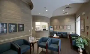Front office of West Palm Beach office of Water's Edge Dermatology in Florida