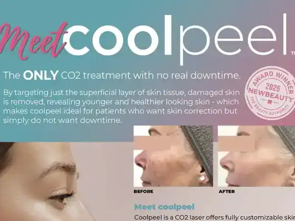 Horizontal version of promotion for CoolPeel at Water's Edge