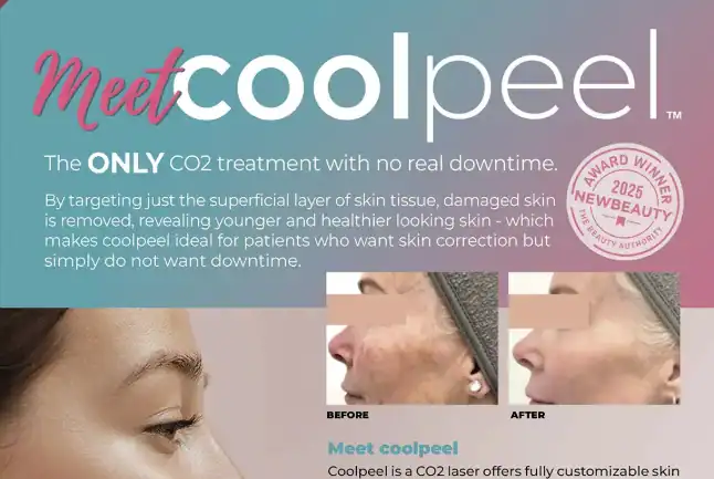 Horizontal version of promotion for CoolPeel at Water's Edge