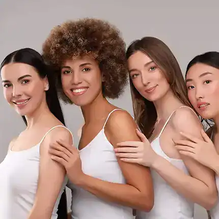 4 beautiful women, each with unique beauty